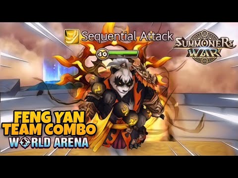 Feng Yan Team Combo in World Arena Ep. 3 - Summoners War
