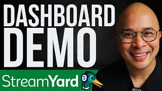 STREAMYARD Tutorial | Dashboard Demo Walkthrough 2025