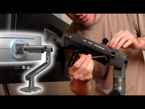 HOW TO Setup Your TitanLift Monitor Arm Review | Heavy-Duty Mount for Ultrawide Screens up to 49"