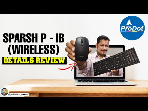 Sparsh wireless chiclet combo keyboard and mouse
