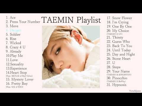 TAEMIN Playlist (SHINee's 이태민 Korean Songs Collection)