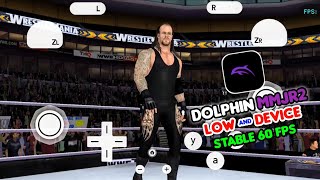 WWE 12 Dolphin MMJR2 Best Settings | Stable 60 FPS