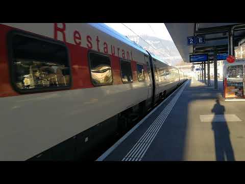 Einfahrt IC21 von Basel SBB