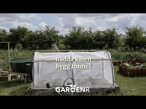 Bygg en odlingstunnel - Trädgårdshacks med GardenR
