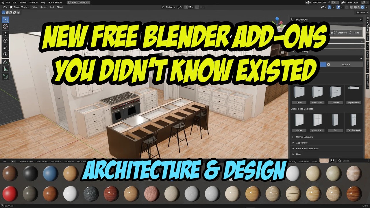 New Free Blender Add-ons You Didn't Know Existed - Architecture & Design