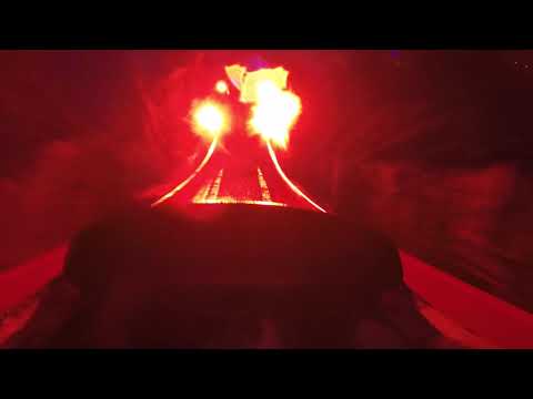 Onride 'Dino splash' 💦 (night) HD/POV  2019 - Plopsaland de panne