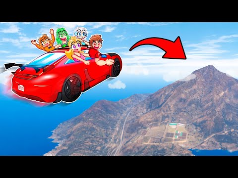 LONGEST GTA CAR JUMP EVER In GTA 5...