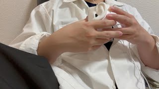 【ASMR】深夜3時、飲酒、風呂上がりの心音　Heartbeat of drunk person after a hot bath at 3am