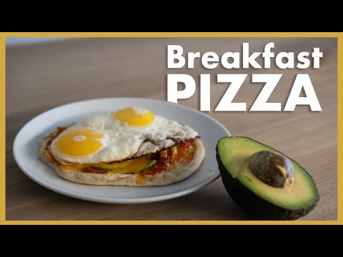 Making Breakfast Pizza 🍕 Mexican Style (Avocado, Cheese, Eggs, & Salsa)