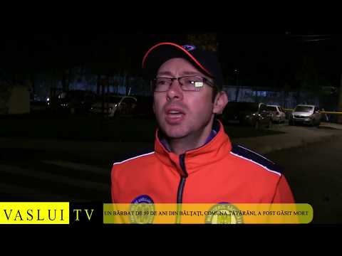 BĂRBAT GĂSIT MORT, ÎN BĂLȚAȚI, COMUNA TĂTĂRĂNI!!!