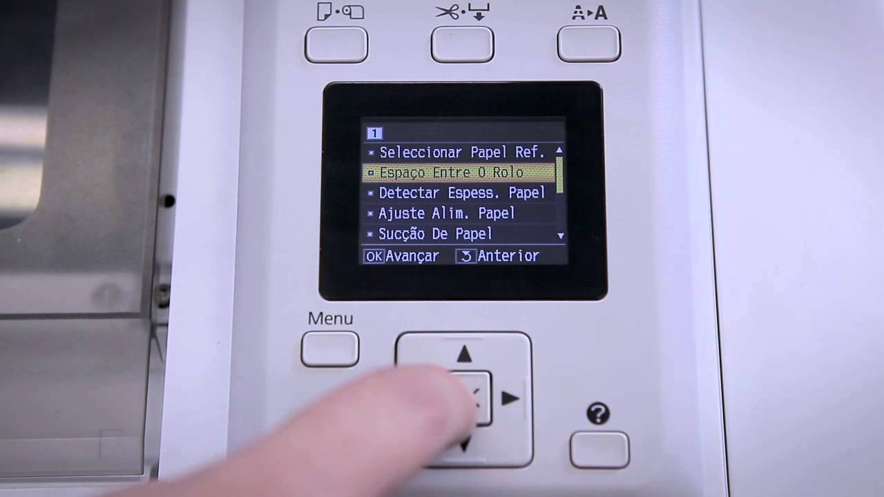 Como personalizar a mídia no painel da impressora Epson F6070