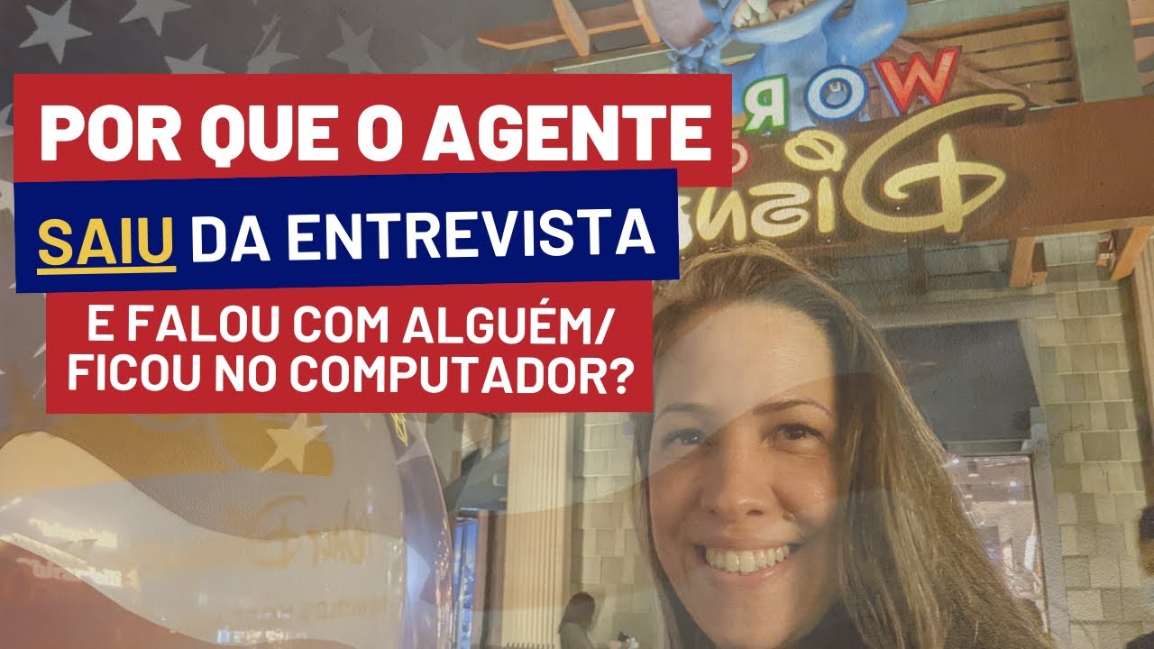 O que acontece qdo o agente sai da janela e fala com alguém? #processoadmvisto #vistoamericano #usa