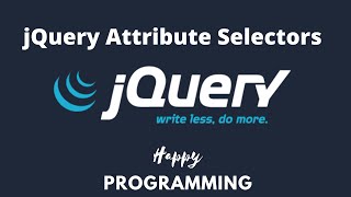 jQuery Attribute Selectors