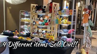 Sold Out of 4 Different Items!! Market Recap What Sold & Best Sellers!!