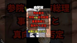 【参院と高市総理の関係】派閥作って反高市? その真相を握る西田議員 #高市政権 #西田昌司 #与党 #shorts