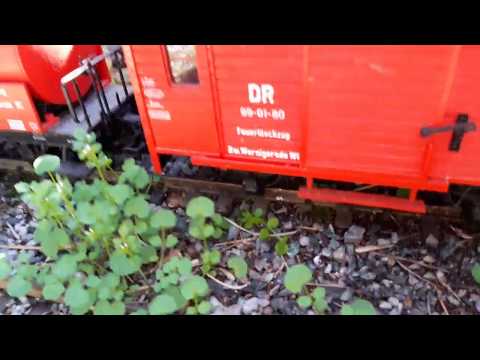 Carri merci LGB su binario morto