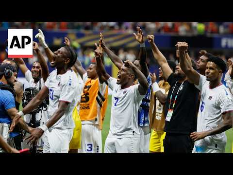 Cape Verde fans celebrate after 0-0 draw vs. Spain in the World Cup