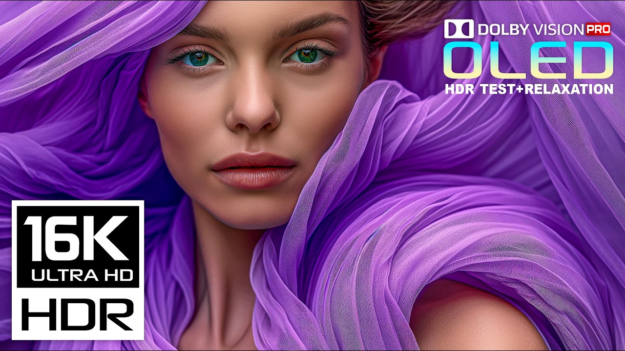 Ultimate OLED Display test 120fps | 16K HDR Dolby Vision | 8K Video/4K Video ULTRA HD TV