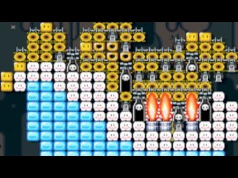 DeeDee's World: Ice Fortress 1-1 by Xeamlich ~ World Record! - Super Mario Maker - No Commentary 1br