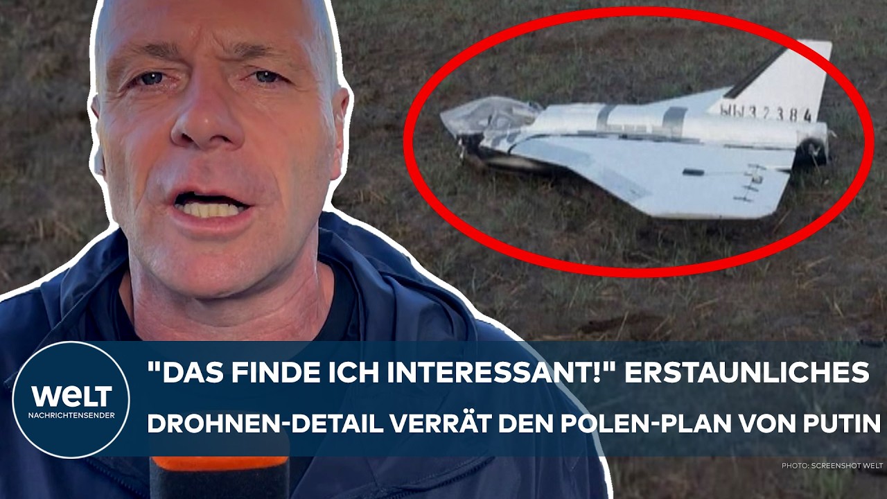 UKRAINE-KRIEG: "Das finde ich interessant!" Erstaunliches Drohnen-Detail verrät Polen-Plan von Putin
