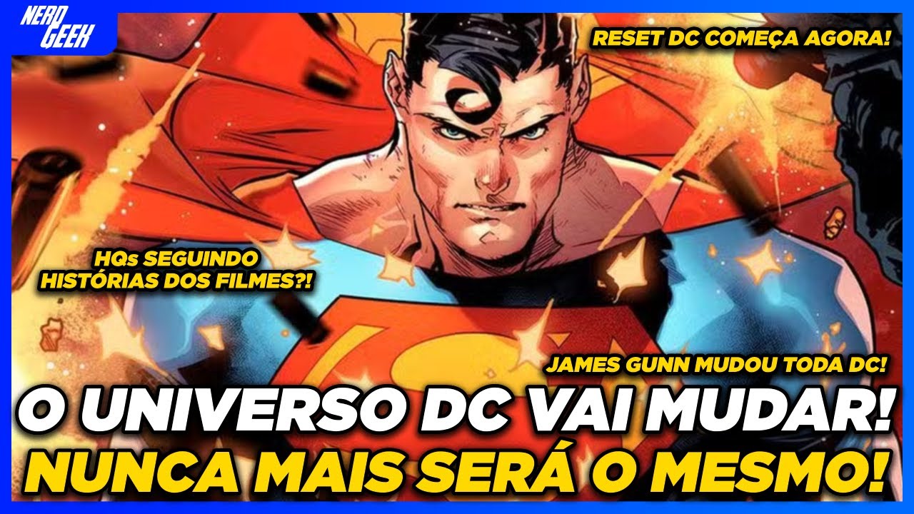 o universo DC NUNCA mais SERÁ o MESMO: o SUPERMAN de James Gunn vai MUDAR TUDO!