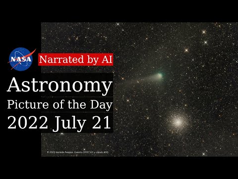 APOD: 2022-07-21 - Messier 10 and Comet (Narrated by Joanna)