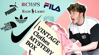 Unboxing a Vintage Clothes Mystery Box worth £? (EDJ VNTGE)