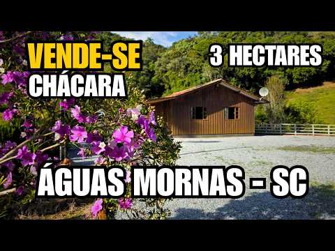 CHÁCARA EM ÁGUAS MORNAS - SC | 3 HA | ÓTIMO ACESSO | NASCENTE