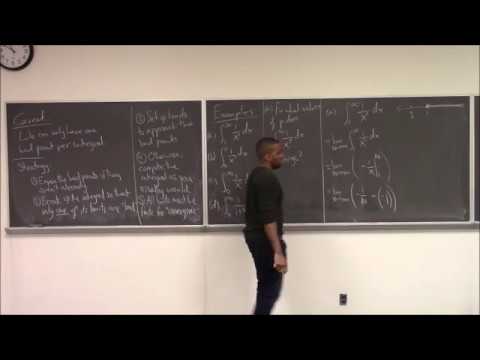 Math 1206-R03 Lecture 40 - Improper Integrals