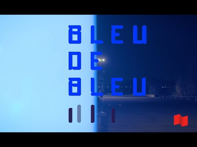BLEU DE BLEU: une installation artistique du professeur Alain Paiement