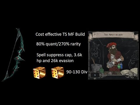 Cost Effective MF Tornado Shot - 80% quant and not Zhp - Farm Apothecarys - 3.22 Path of Exile