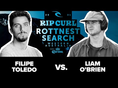 Filipe Toledo vs. Liam O'Brien HEAT REPLAY Rip Curl Rottnest Search Round of 32