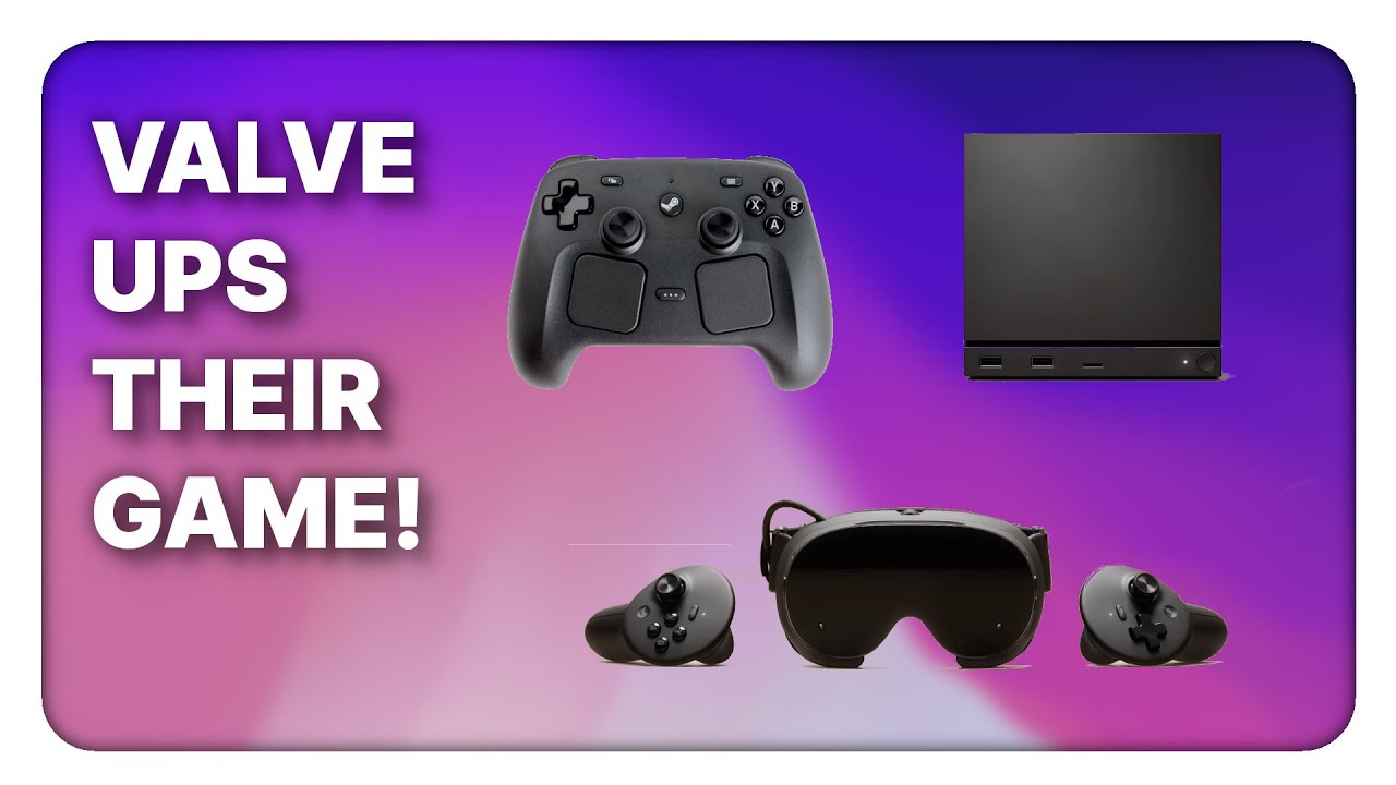 New Steam Machine (console), Frame (VR Headset) and Controller announced !