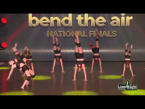 BEND THE AIR NATIONAL TITLES 2023 Group Acro 15 and under. 1st place