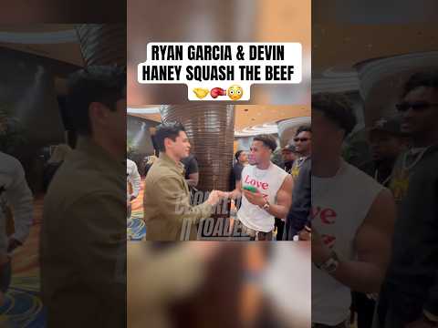 Ryan Garcia & Devin Haney Squash The Beef 🥊🤝 #ryangarcia #devinhaney #boxing #sports #beef #combat