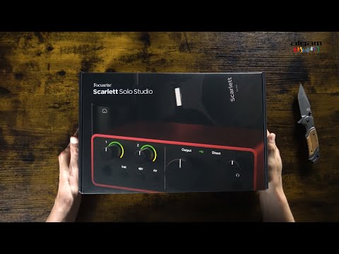 Unboxing - Focusrite Scarlett Solo Studio 4th Gen