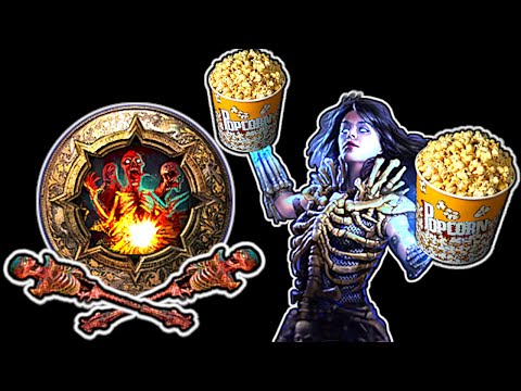 Unleash popcorn Skeletons / Dark pact - build guide - Path of Exile (3.6 Synthesis)