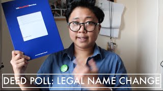 UK Deed Poll: Legal Name Change