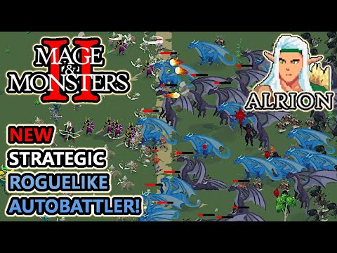 Enjoy My MOST INSANE Run EVER! NEW High Fantasy Roguelike Autobattler! | Mage & Monsters II