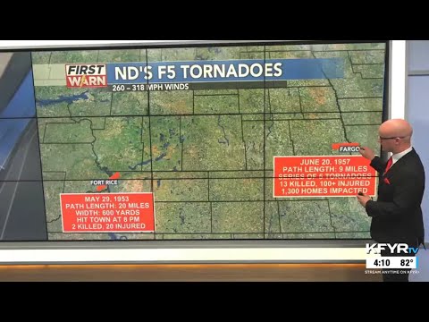 ND's two F5 tornadoes: Fort Rice (1953) & Fargo (1957) | Morse Code of Weather Tornado Series