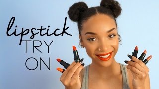 MAKEUP| Lipstick Try-On! (e.l.f. Studio Moisturizing Lipsticks)