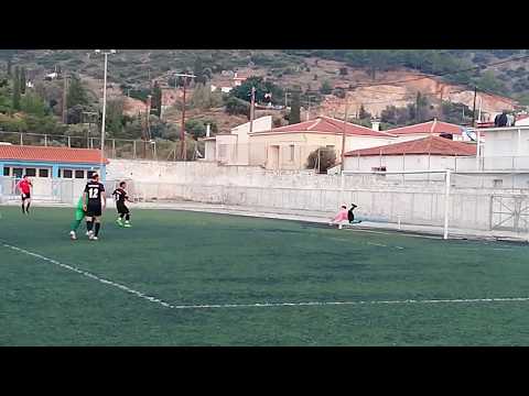 Ο Μαρίνος αποκρούει το πέναλτι του Σίδερη