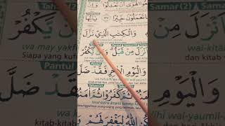 Download lagu SURAT AN NISA AYAT 136 DST BELAJAR BACA QUR'AN #tilawahquran #ngajiquran #videoquran mp3