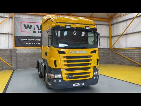 New In Stocklist For Sale: SCANIA R480 HIGHLINE EURO 5 TAG AXLE 6X2 TRACTOR UNIT – 2011 – SV11 FEU