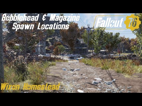 Fallout 76 Bobblehead & Magazine Spawn Locations - Wixon Homestead