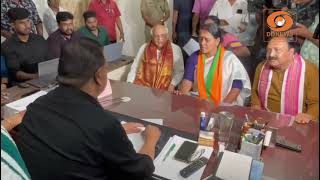 പാലക്കാട് NDA സ്ഥാനാർത്ഥി ശോഭ സുരേന്ദ്രൻ നാമനിർദ്ദേശ