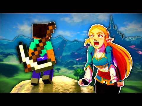 We Played through Zelda BotW as MINECRAFT STEVE