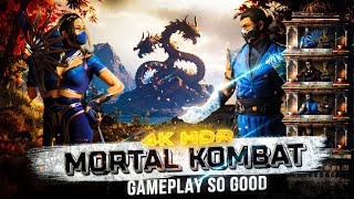 [4K HDR] MORTAL KOMBAT 1 - SICK Gameplay // Realistic Best Series Ever | 60FPS