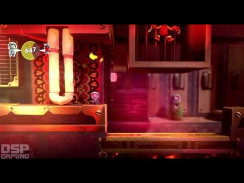 Little Big Planet 3 co-op pt17 - Bouncing Bears and Helmet Grapples