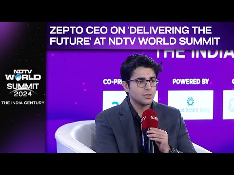Zepto CEO On 'Delivering The Future' At NDTV World Summit